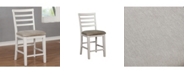 Furniture of America Mandelin Slatted Back Dining Chair (Set of 2)